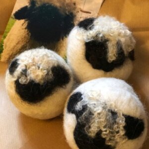 Blacknose Valais - Wool Dryer Balls - pack of 3