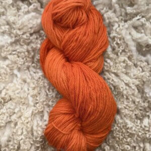 Hand Dyed DK Wool Orange