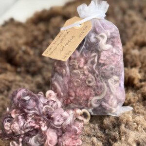 Hand Dyed Curls Violet