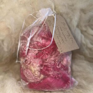 Dyed Raw Fleece - Candy