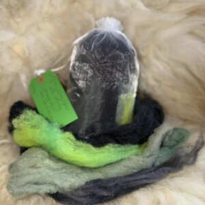 Ethical Carded Wool - Moss