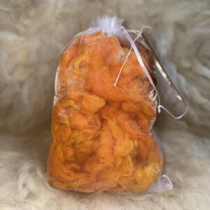 Dyed Raw Fleece Golden