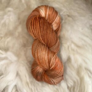 Hand Dyed DK Wool Copper