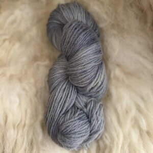 Hand Dyed DK Wool Light Grey