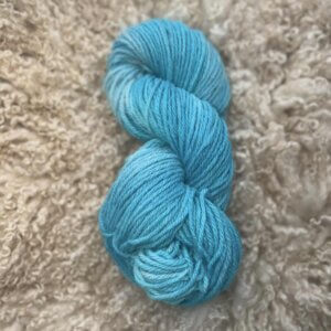 Hand Dyed DK Wool Turquoise