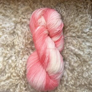 Hand Dyed DK Wool Peony