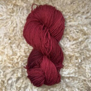 Hand Dyed DK Wool Wine