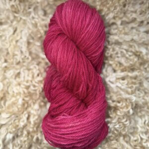 Hand Dyed DK Wool Scarlet