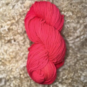 Hand Dyed DK Wool Radiant Red