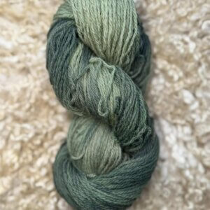 Hand Dyed DK Wool Sage Mix
