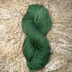 Hand Dyed DK Wool Forest Green